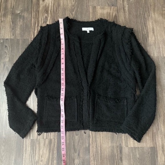IRO Black Fringe Luxurious Black Jacket - Picture 12 of 13